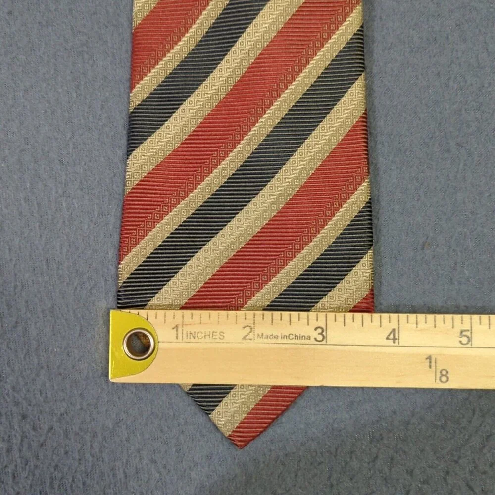 Ermenegildo Zegna Repp Tie 3.5